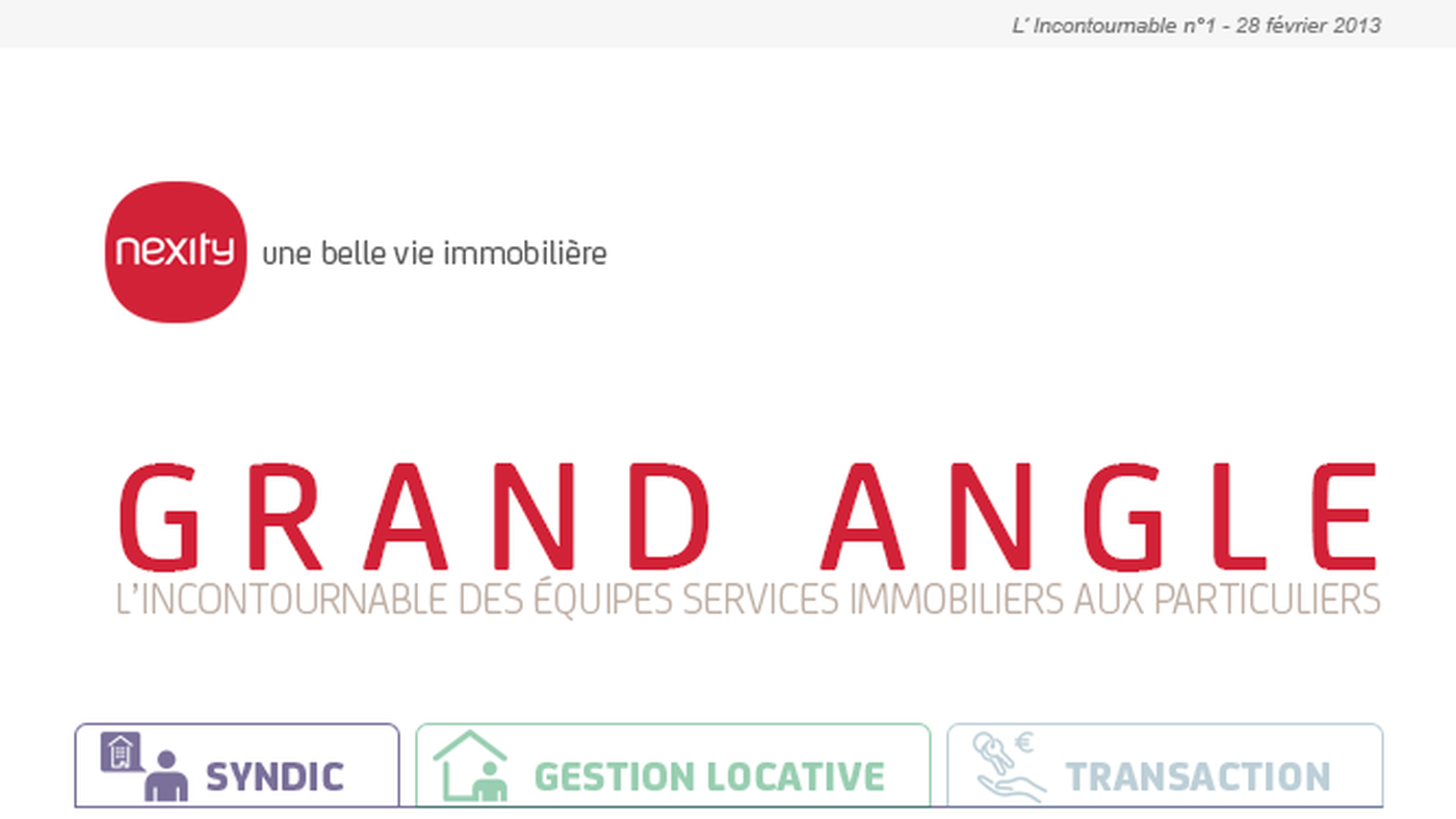 Nexity, Newsletters et emailings Nexity