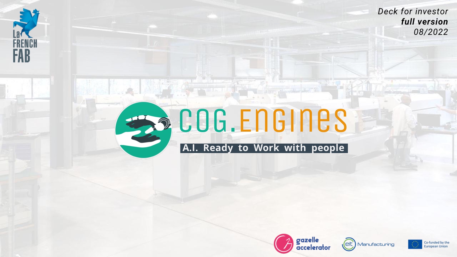CognitivEngine, Communication consulting for a cognitive robotics startup
